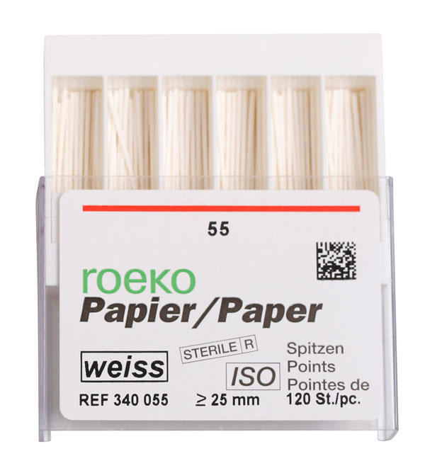 Roeko paper points hvide 055