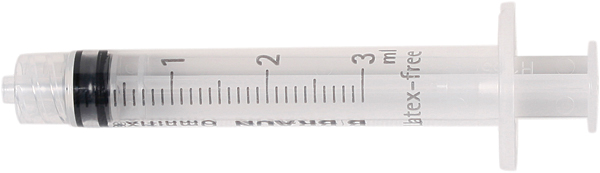 Omnifix Luer-lock sprøjter 3 ml, 100 stk.