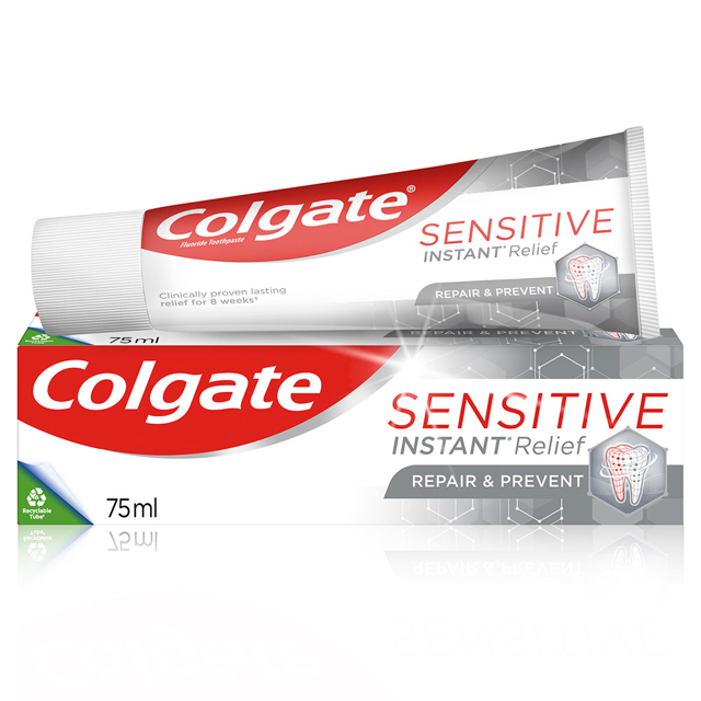 Colgate tandpasta Sens. Inst. Relief Repair + Gum Care 12 x 75ML
