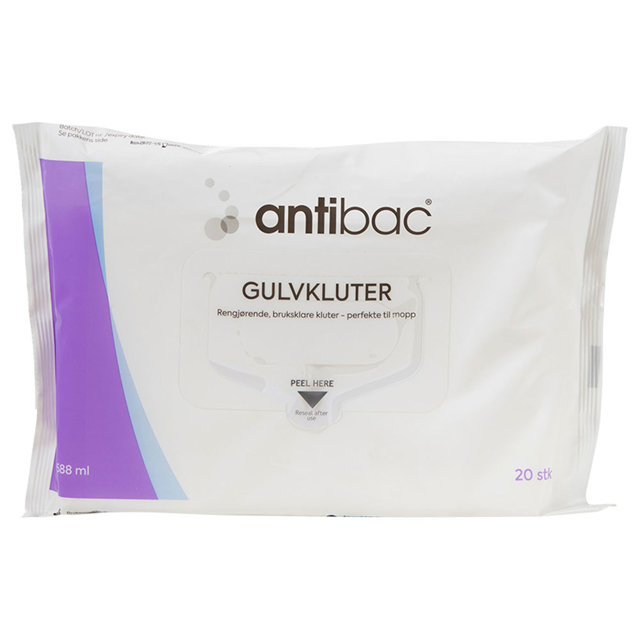 Antibac gulvklude, 20 stk.