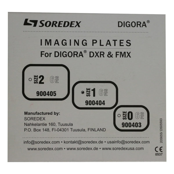 Digora fosforplader str. 1, 6 x DXR FMX DT (900404)