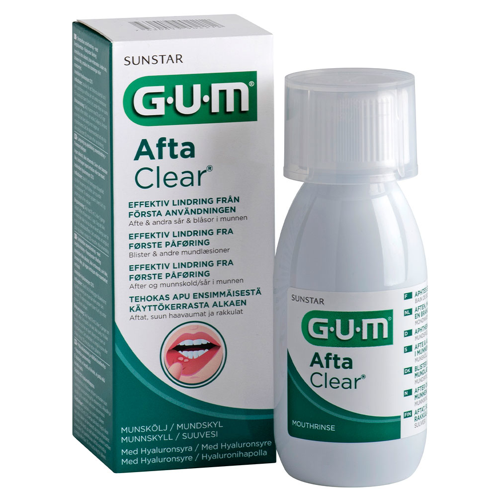 GUM AftaClear mundskyl, 12 x 120 ml