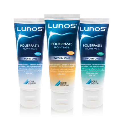 Lunos Polerpasta, Two In One, Mint, tube