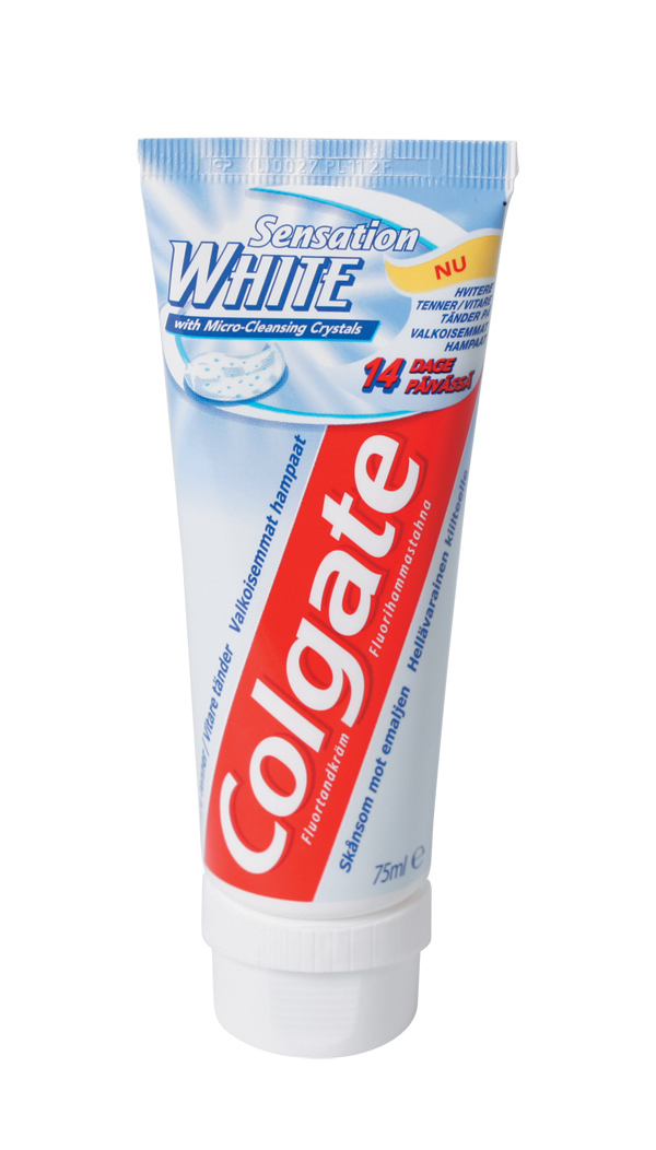 Udgået - Colgate Sensation Whitening 12 x 75 ml