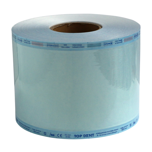 TopDent autoklavefolie i rulle, 15 cm x 200m, stk.