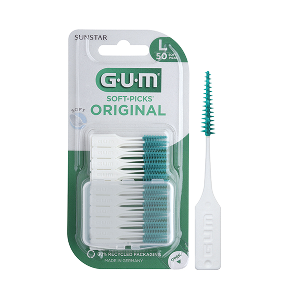 GUM Soft-Picks Original Large, 50 stk.