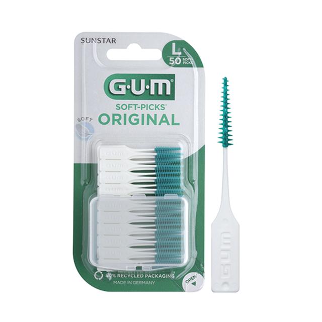 GUM Soft-Picks Original Large, 50 stk.