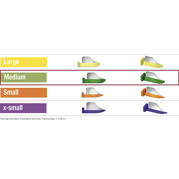 FenderWedge grøn, value pack, 100 stk.