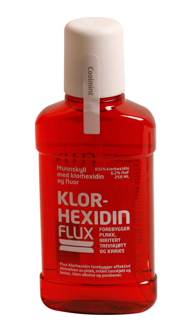 Flux Pro Klorhexidin mundskyl, 250 ml