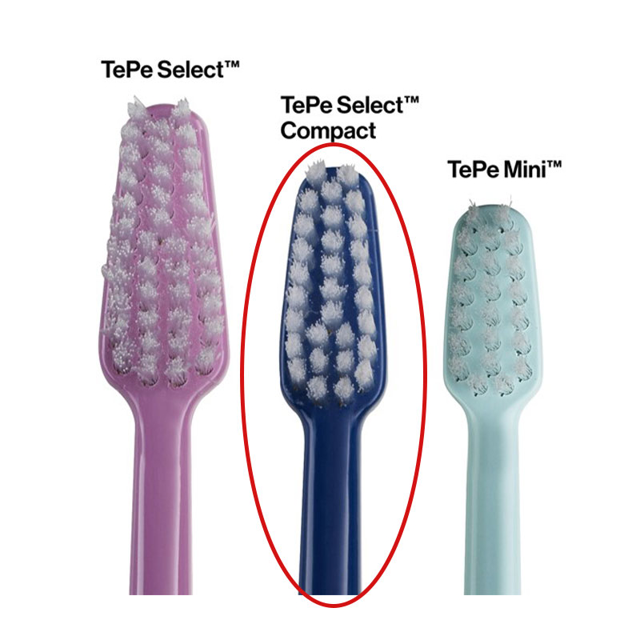 TePe Select Compact tandbørster soft cell. 100 stk