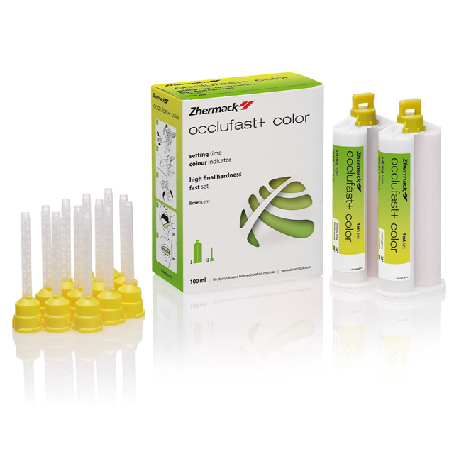 Occlufast+ color, 2 magasiner og 12 blandespidser