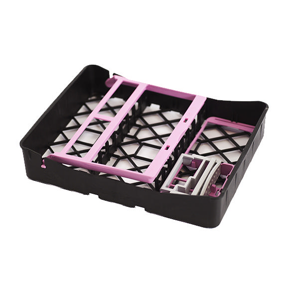 PractiPal compact sæt med borholder, rosa