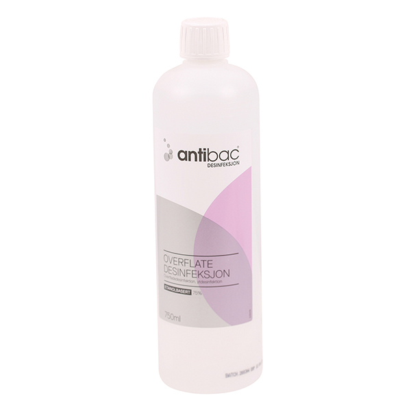 Antibac 75% overfladedesinfektion, 750 ml