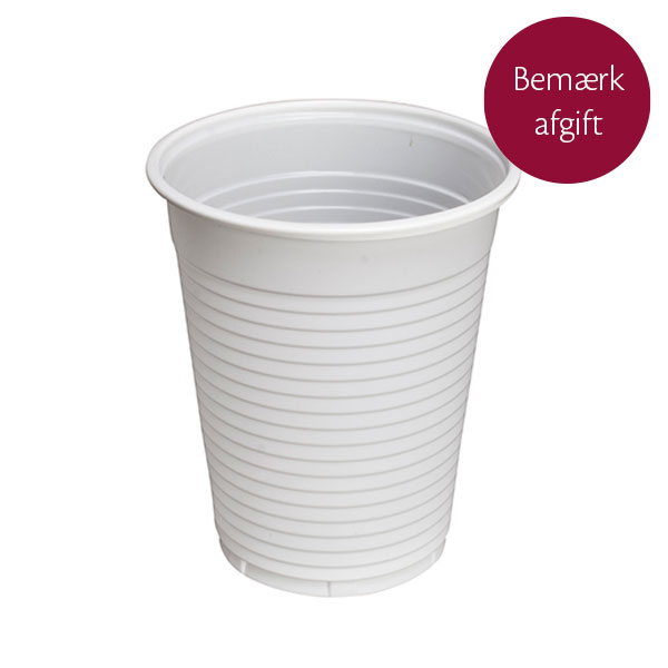 Monoart bægre 180 ml hvid, 3000 stk.