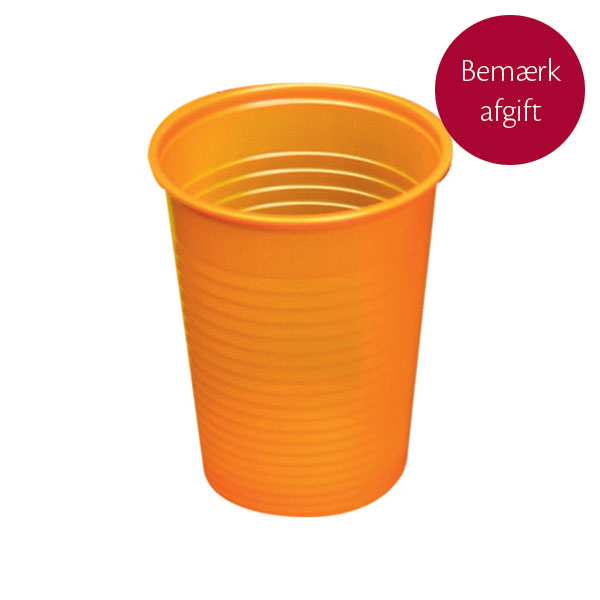 Monoart bægre 180 ml orange, 3000 stk.