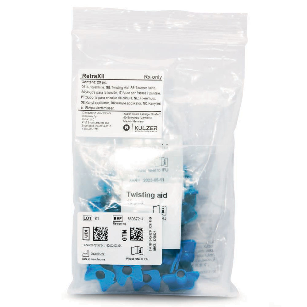 RetraXil Twisting Aid kanylepåsætter, 2x10 stk.