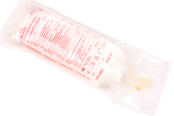 Baxter natriumklorid 0,9% i pose, sterilt, 1000 ml