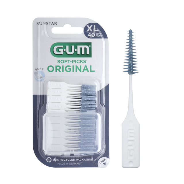 GUM Soft-Picks Original X-large, 40 stk.