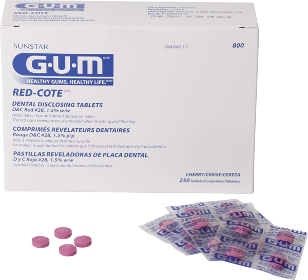 Red-Cote farvetabletter røde, 248 stk.