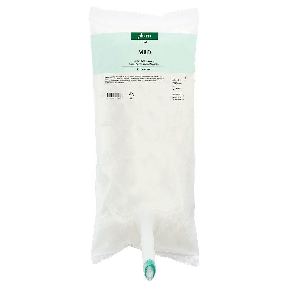 Plum Cremesæbe Mild i CombiPlum pose, 1 liter 