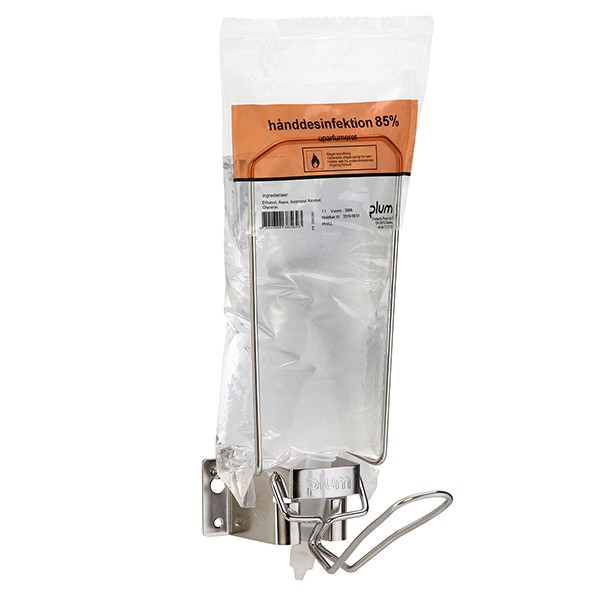 CombiPlum dispenser, rustfri stål t. 1 l pose, stk