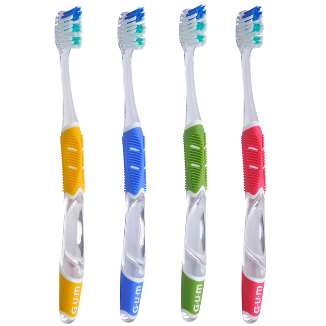 Gum tandbørster 491 Technique+, blød, 12 stk.