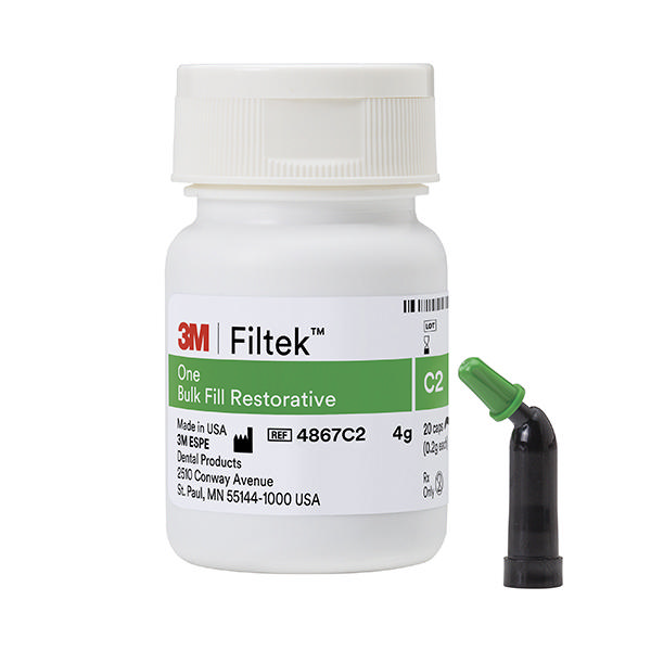 Filtek One Bulk Fill, C2 kapsler, 20 stk.