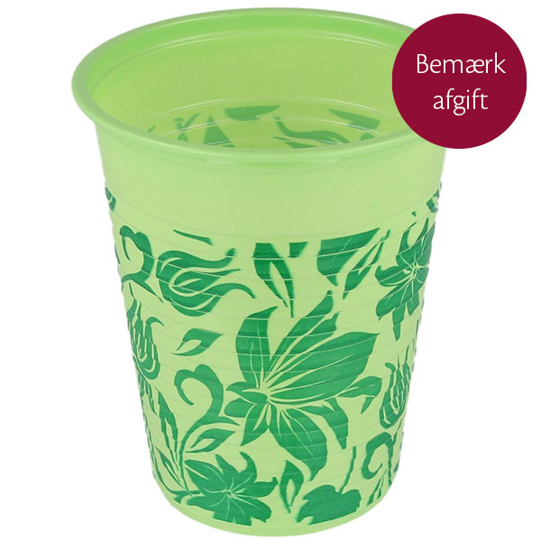 Monoart bægre 180 ml blomster lime, 1000 stk.
