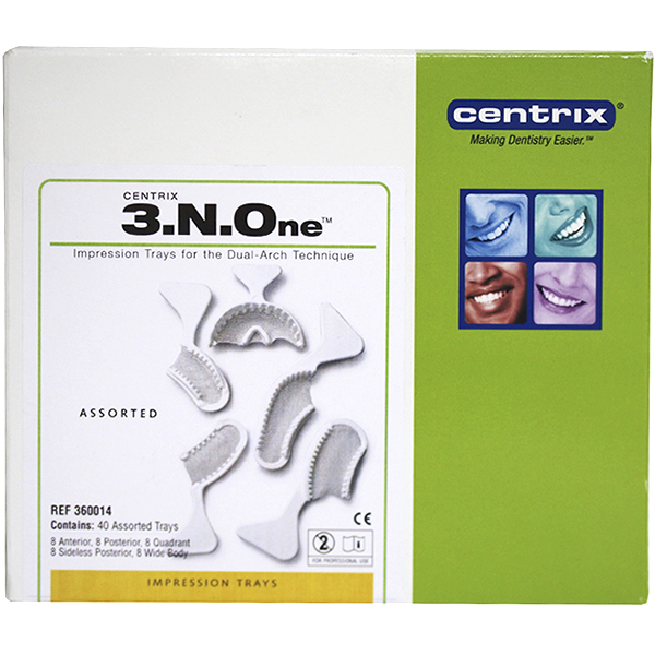 3.N.One ImpressionTrays, ass. 40 stk.