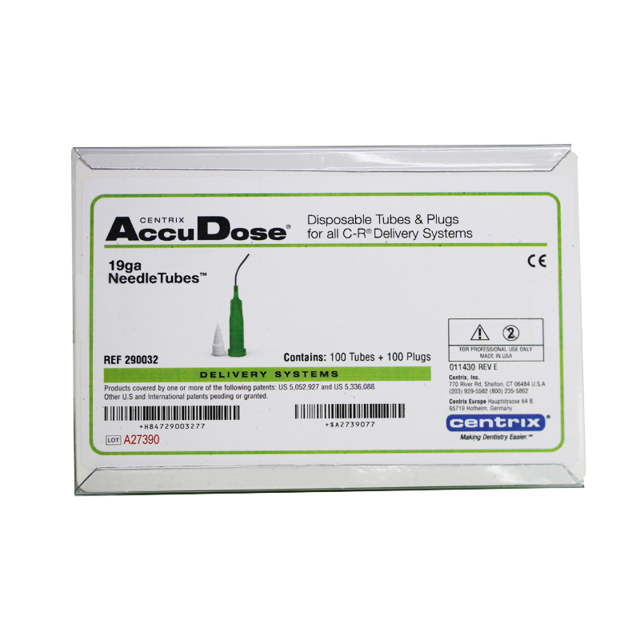 Centrix kanylespidser, grønne, 100 stk.