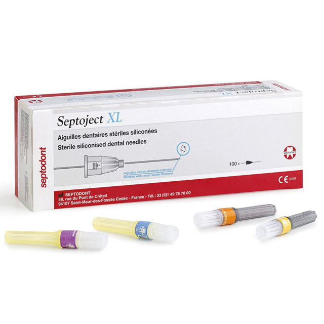 Septoject XL kanyler  27G, 0,40 x 35mm, 100 stk.