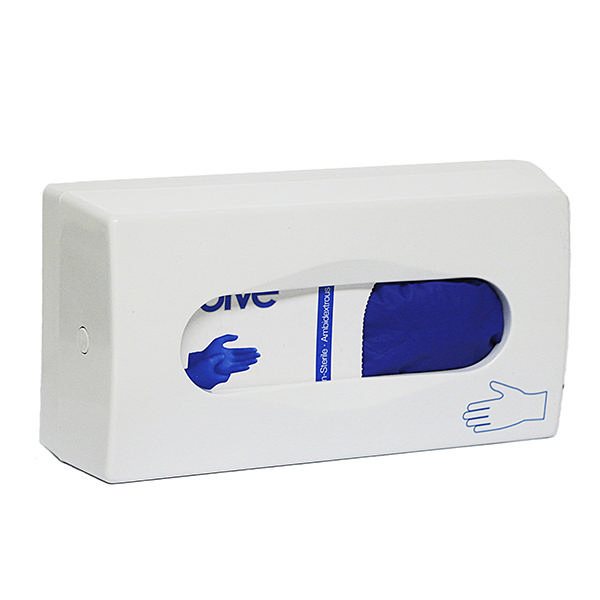 Handskedispenser i plast, hvid