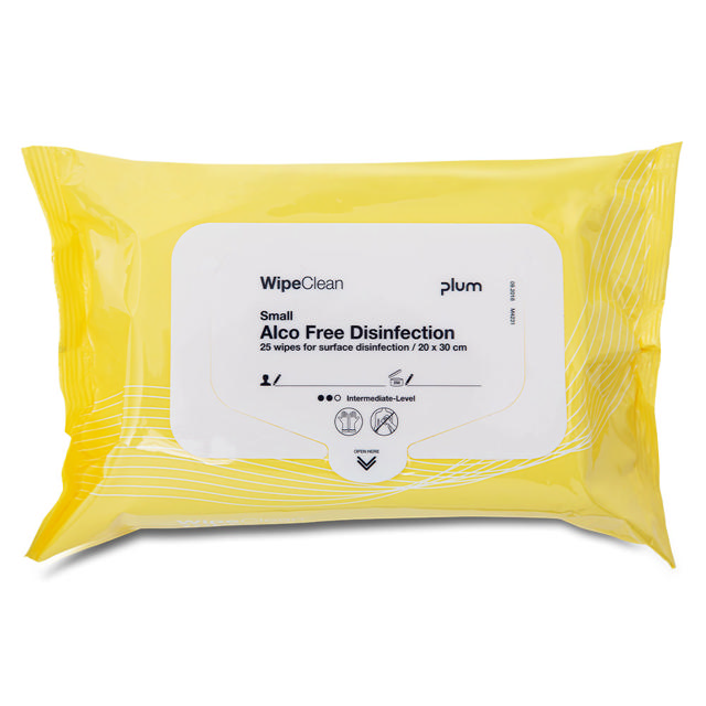 WipeClean Alco Free Disinfection, S, 25 stk.