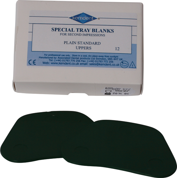 Kemdent basisplader glatte t/OK XL grønne 12 stk.