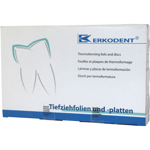 Erkodur plader, hårde, 1,0 x 120 mm, 20 stk.