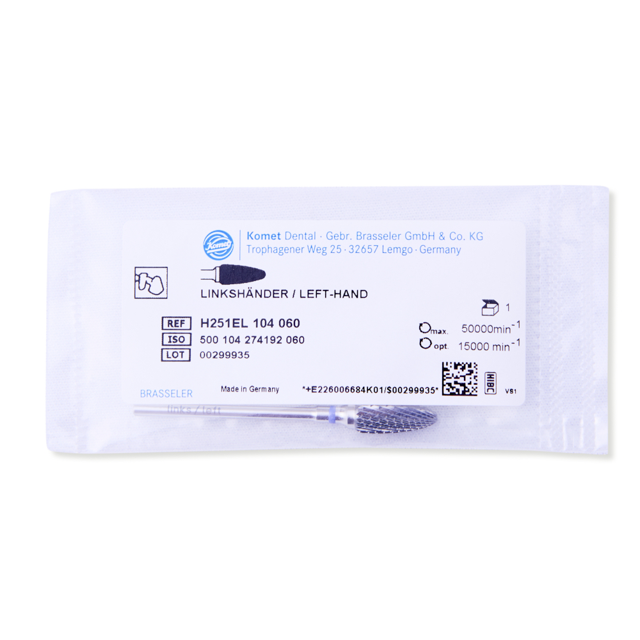 Komet HM akrylfræser HP H251EL/060, violet, 1 stk