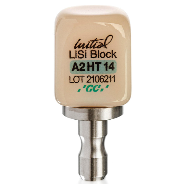 GC Initial LiSi Block, CEREC, HT A2 str. 14, 5 stk