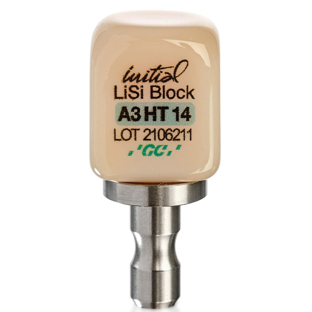 GC Initial LiSi Block, CEREC, HT A3 str. 14, 5 stk