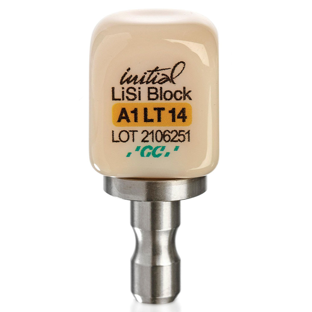 GC Initial LiSi Block, CEREC, LT A1 str. 14, 5 stk