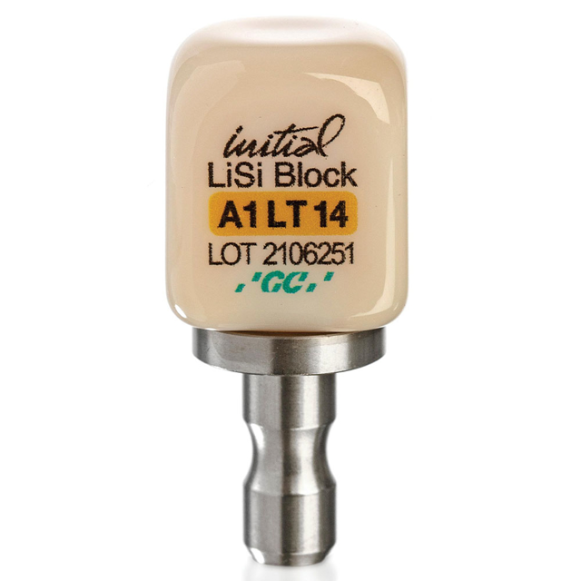 GC Initial LiSi Block, CEREC, LT A1 str. 14, 5 stk