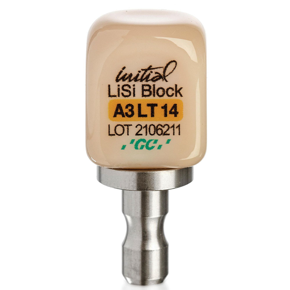 GC Initial LiSi Block, CEREC, LT A3 str. 14, 5 stk