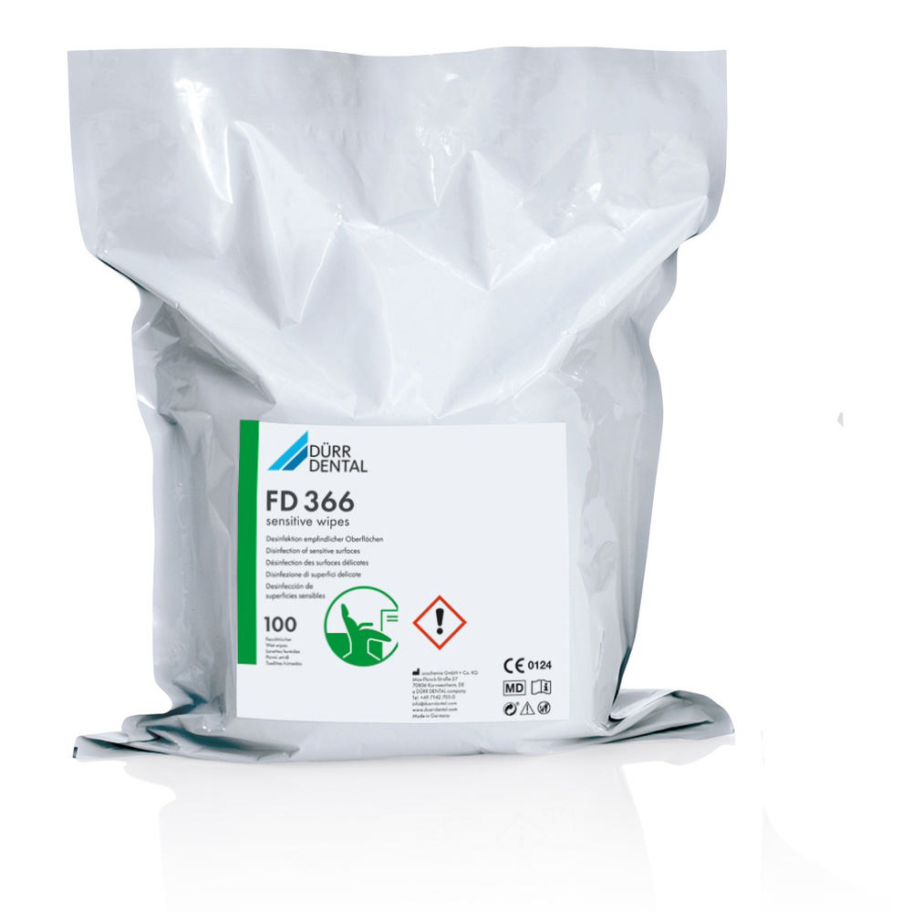 Dürr FD333 forte Quick Wipes, refill 100 stk.