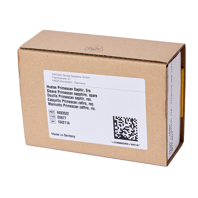 CEREC PrimeScan tip, titanium m/safir glas, stk. 