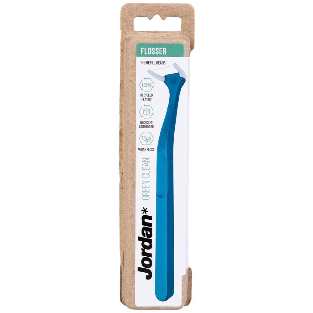 Jordan Green Clean Flosser, 1 sæt