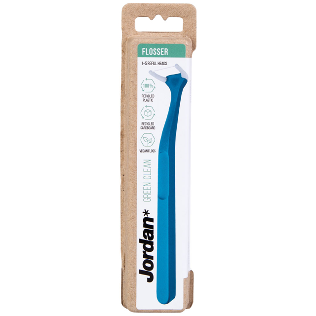 Jordan Green Clean Flosser, 1 sæt