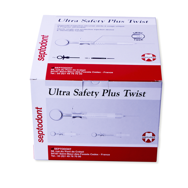 Ultra Safety Plus Twist sprøjter 0,3x10mm,100 stk