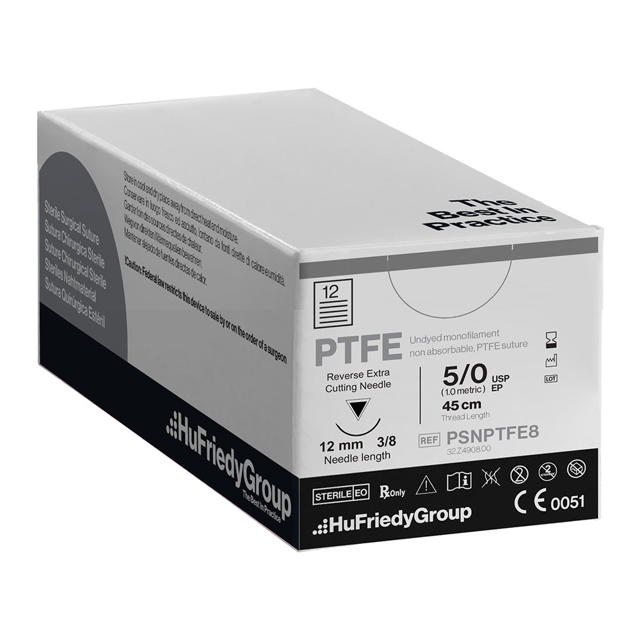 Hu-Friedy sutur PTFE 5-0 C-3 nål, 12 stk