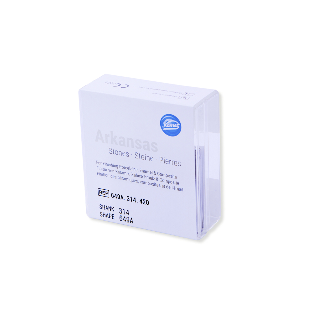 Komet hvid sten konisk FG 649/020 10 stk