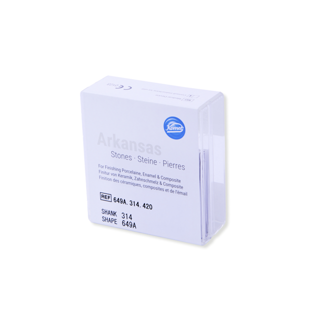 Komet hvid sten konisk FG 649/020 10 stk