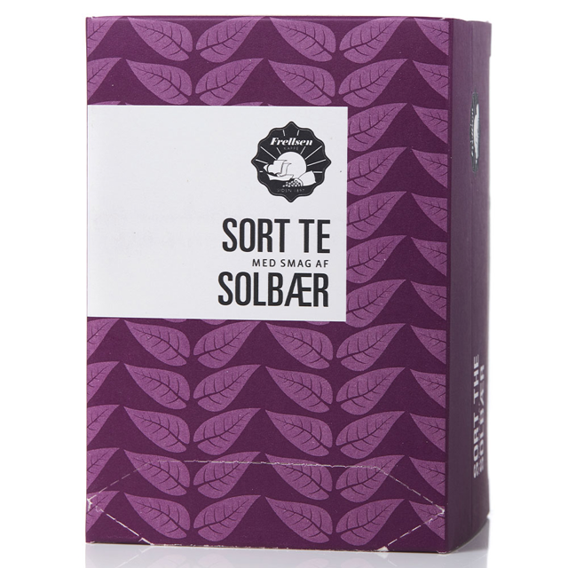 Frellsen sort te, Solbær, 20 breve